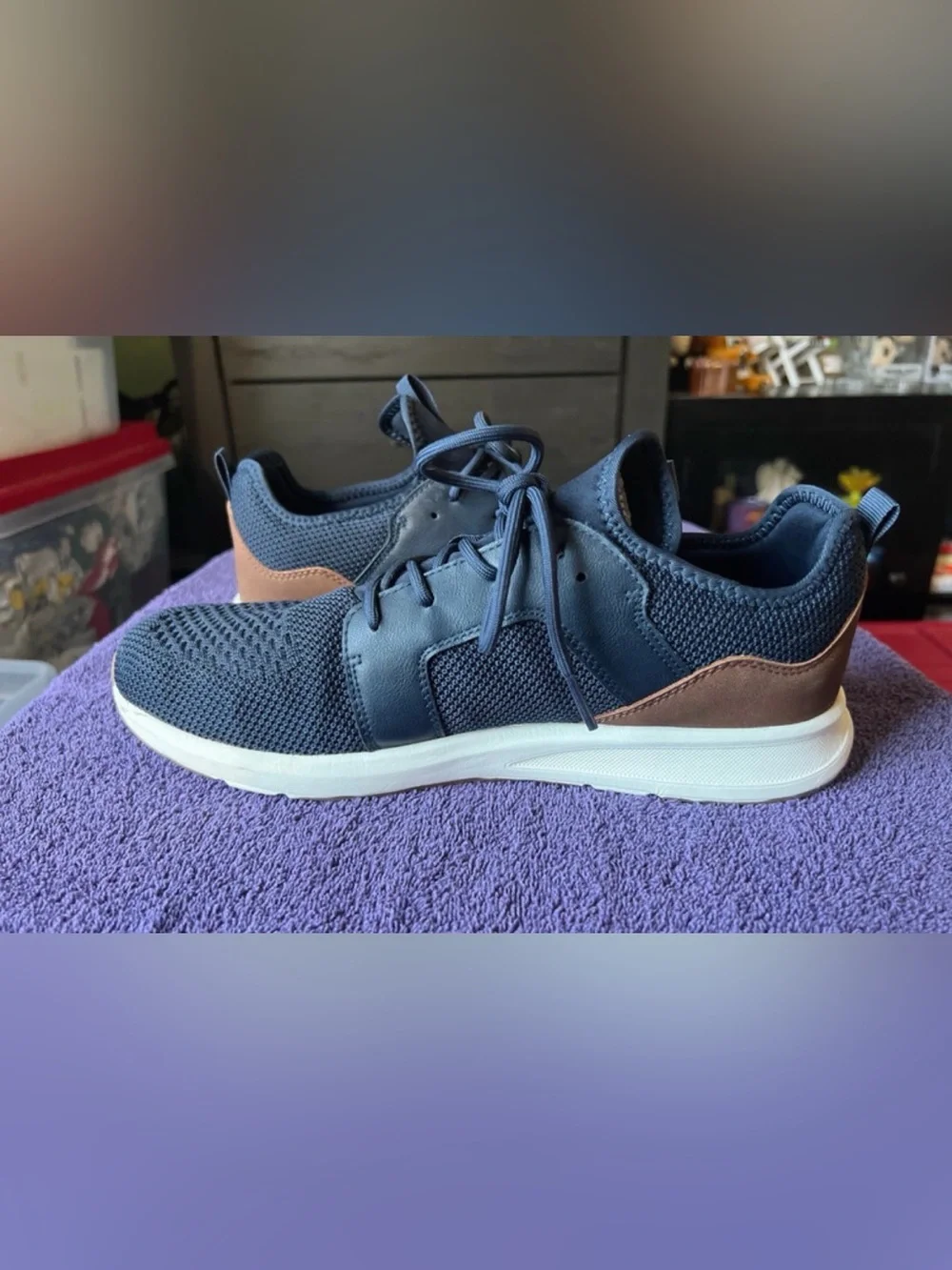 Goodfellow Sneakers - Men's Knit Sneakers - Navy
